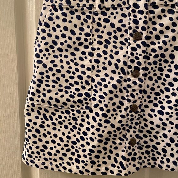 Mini Boden Button Through Dalmatian Spots Skirt Corduroy Size 15-16 years NWT - Picture 3 of 6